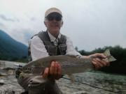July Nick, Rainbow trout dry fly